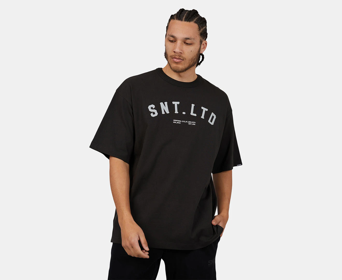 St. Goliath Men's Diamond Tee / T-Shirt / Tshirt - Black