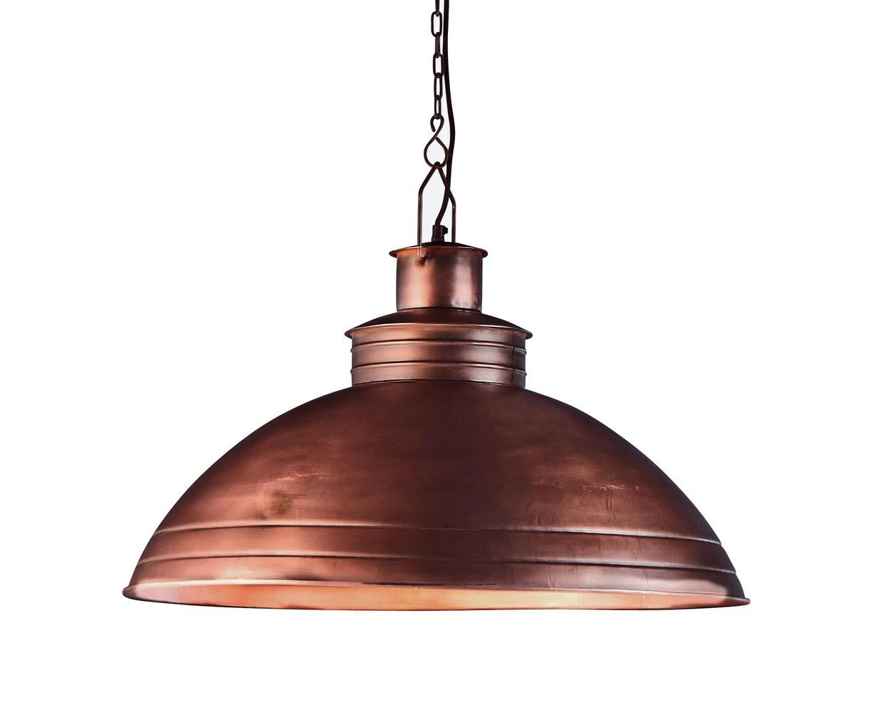 Belle Sheldon Iron Ceiling Pendant Light 74cm Hanging Lamp Decor Antique Copper