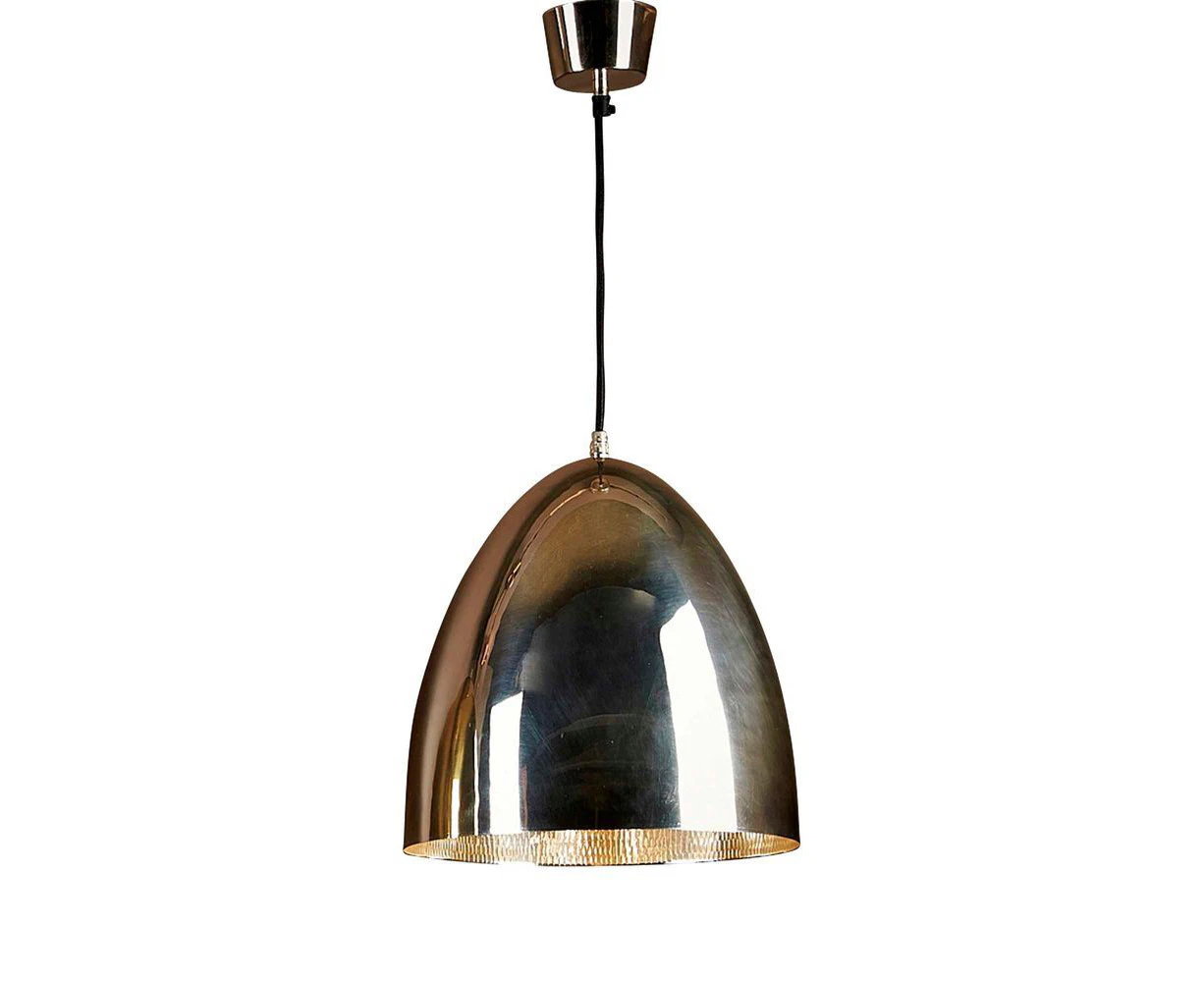 Belle Egg Brass Ceiling Pendant Light 30cm Hanging Room Lamp Home Decor Silver