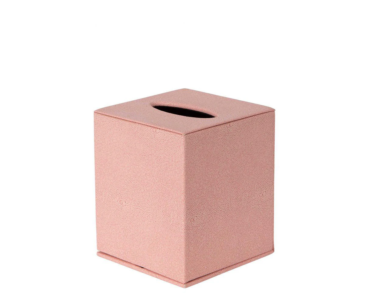 Belle Hunter Tissue Paper Box Storage Square Organiser Container 15.5cm Pink