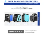 GENTRAX GT3500 3.5kW Max 3.0kW Rated Pure Sine Wave Petrol Inverter Camping Generator EURO 5 Silent Quiet Power Petrol Recoil Starter Gasoline Engine