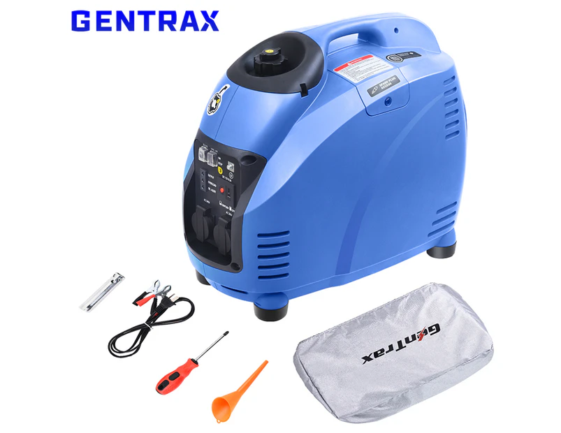 GENTRAX GT3500 Inverter Generator 3500W Max 100% Pure Sine Wave Petrol Portable for Camping RV Silent Quiet Power Petrol Recoil Starter Gasoline Engine