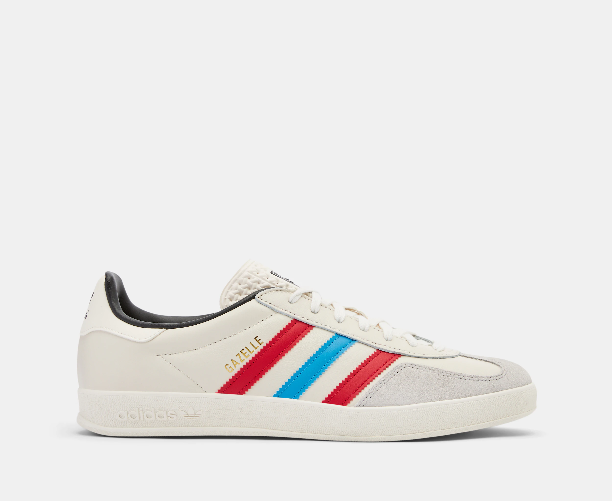 Adidas Unisex Gazelle Indoor Sneakers - Chalk White/Better Scarlet/Core Black