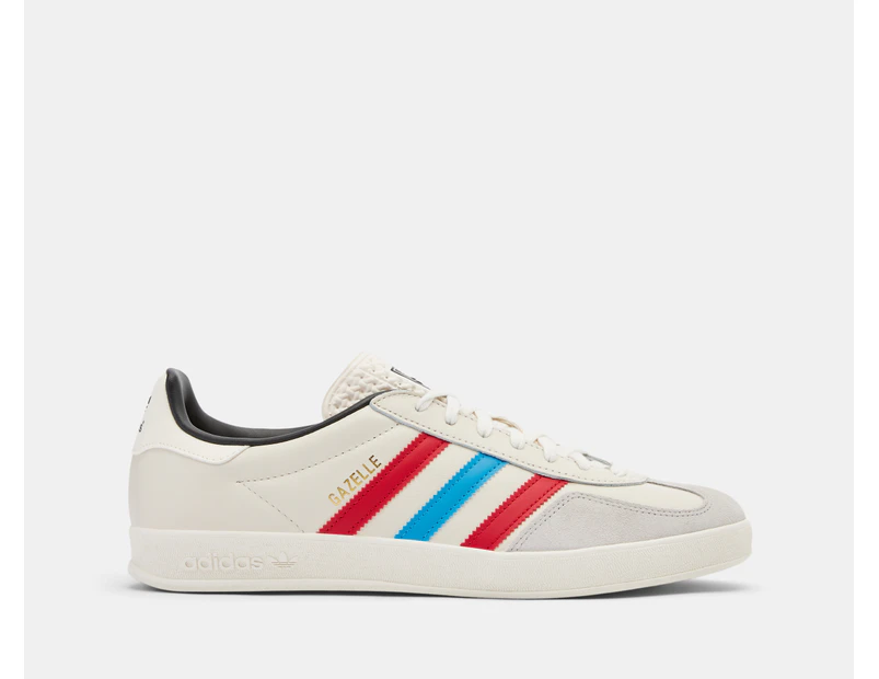 Adidas Unisex Gazelle Indoor Sneakers - Chalk White/Better Scarlet/Core Black