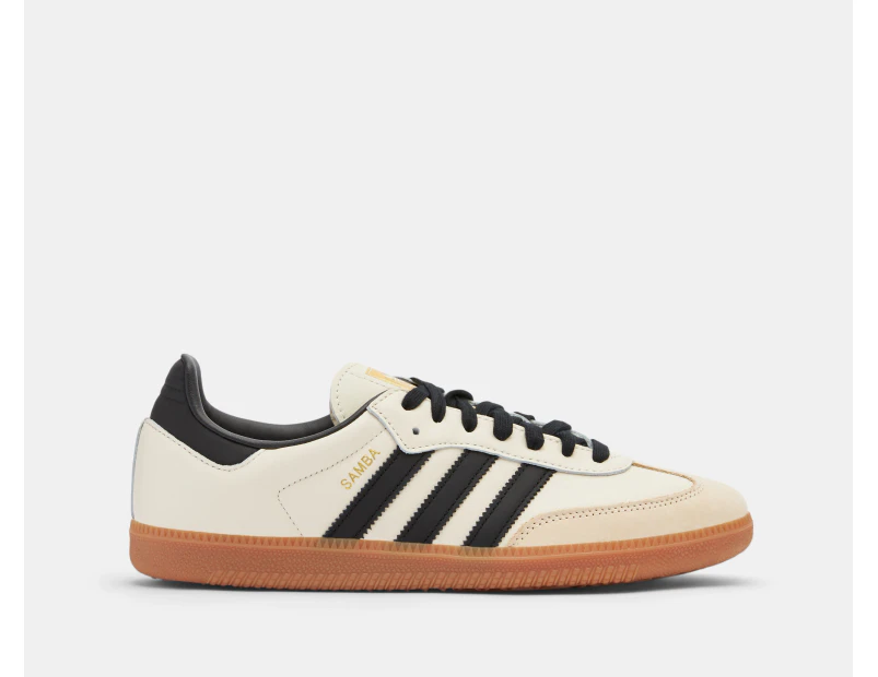 Adidas Unisex Samba OG Sneakers - Cream White/Core Black/Sand Strata