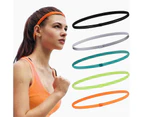 20 Pieces Elastic Sport Headbands Non-Slip Workout Headband-（Black, White, Gray）