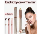 Electric Eyebrow Trimmer Finishing Touch Flawless Brows Hair Remover Led Light