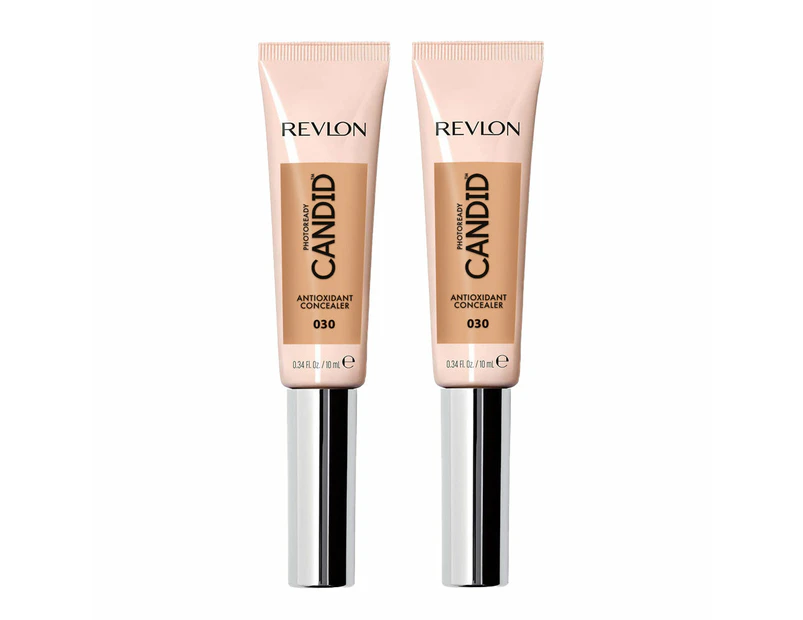 Revlon Photoready Candid Antioxidant Concealer 10ml 030 Light Medium 2 Pack