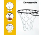 Everfit Basketball Ring Metal Braided Chain Net 12 Loop