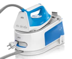 Braun 1.5L CareStyle 1 Steam Iron Station - White/Blue