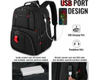 Extra Large 50L Laptop Backpacks for Men Women,  Airline Approved Business Work Bag with USB Charging Port Fits 17 Inch Computer