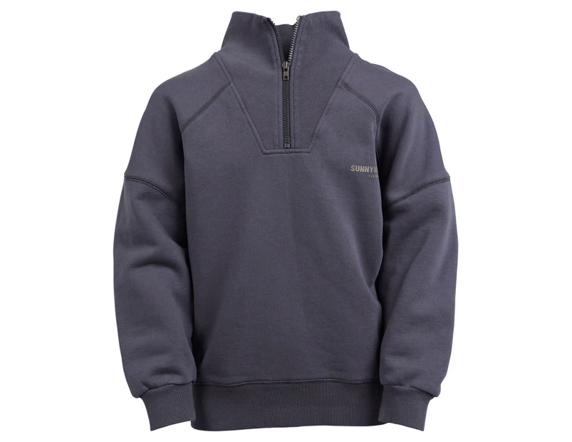 St. Goliath Men's Montana 1/4 Zip Jumper - Charcoal