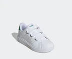 Adidas Kids' Advantage Base 2.0 Sneakers - White/Green