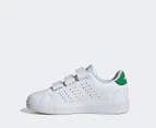 Adidas Kids' Advantage Base 2.0 Sneakers - White/Green