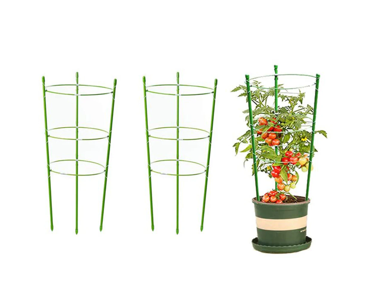 2 Pack Tomato Cage Garden Plant Support, Tomato Cages For Pots,Plant Trellis Kits,Upgrade 45 Cm Trellis for Climbing Plants Diameter 18cm