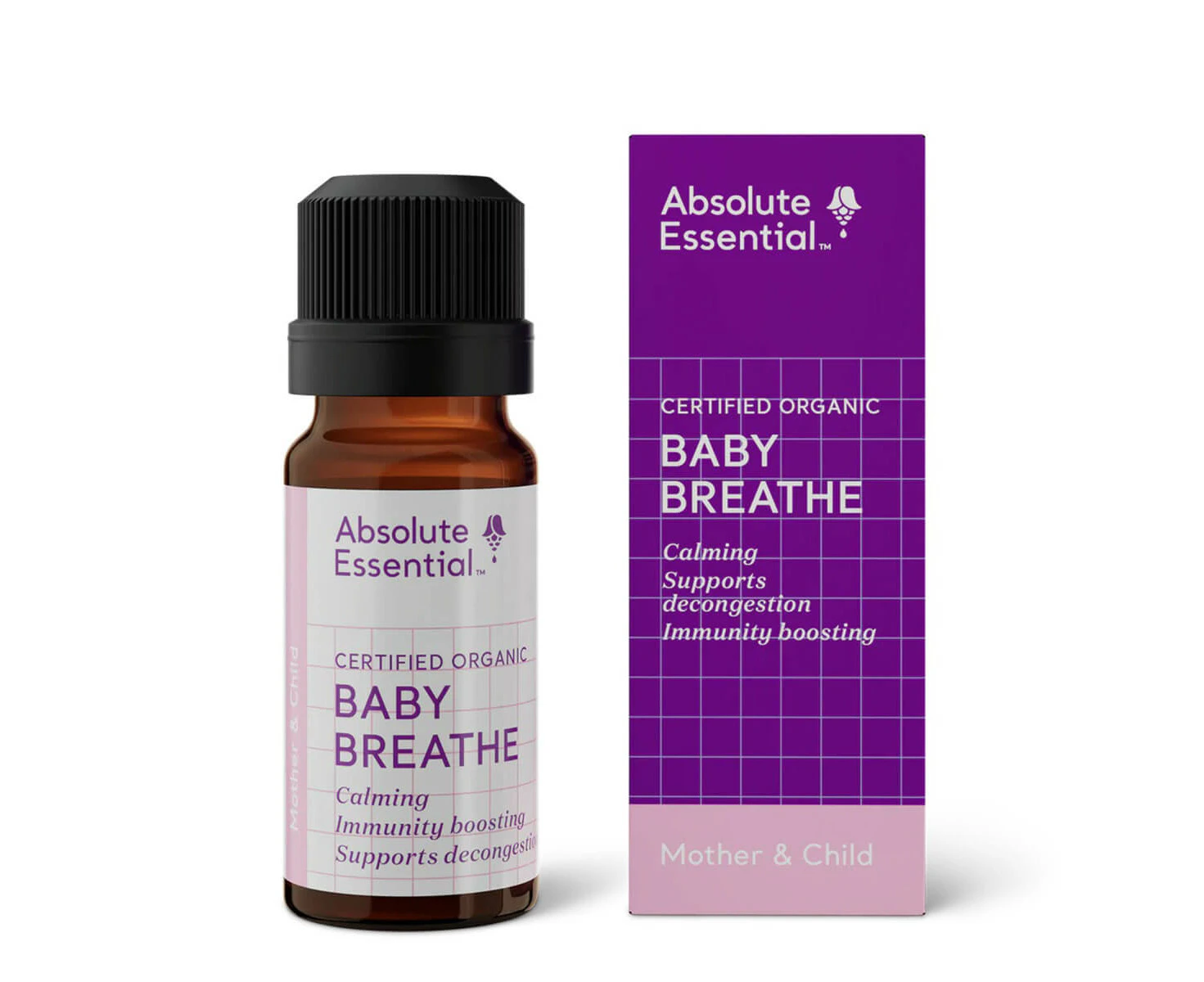 Absolute Essential Baby Breathe Certified Organic Essential Oil Blend - 10ml - Absolute Essential