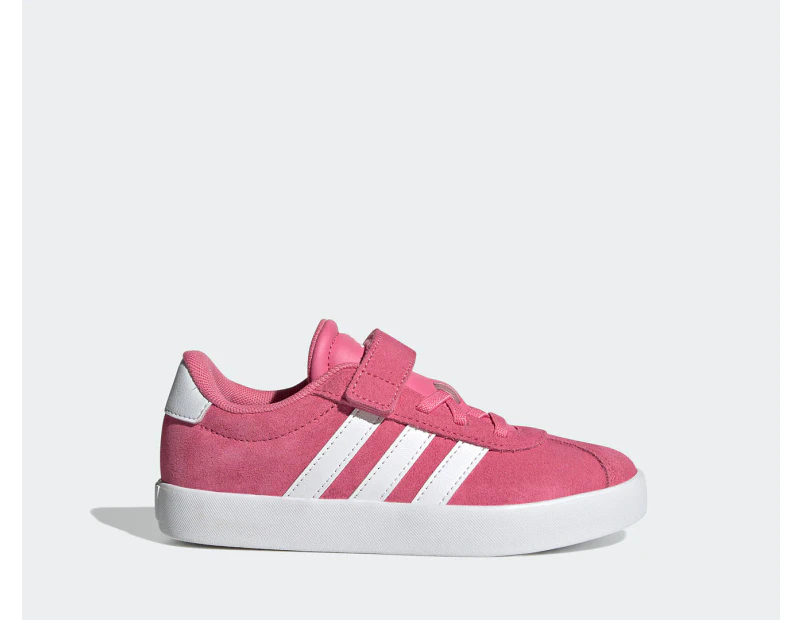 Adidas Kids' VL Court 3.0 Sneakers - Pink Fusion/Cloud White/Grey Four