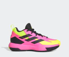 Adidas Kids'/Youth Cross Em Up Select J Sneakers - Lucid Pink/Aurora Black/Lucid Lemon