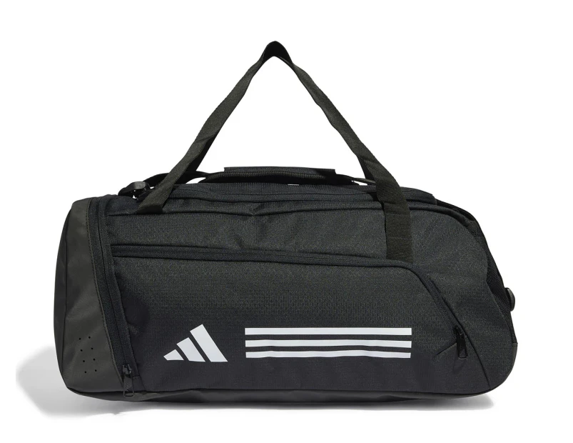 Adidas Essentials 3-Stripes Small Duffle Bag - Black/White