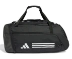 Adidas Essentials 3-Stripes Medium Duffle Bag - Black/White