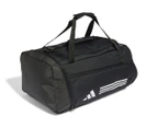 Adidas Essentials 3-Stripes Medium Duffle Bag - Black/White