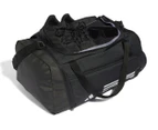 Adidas Essentials 3-Stripes Medium Duffle Bag - Black/White