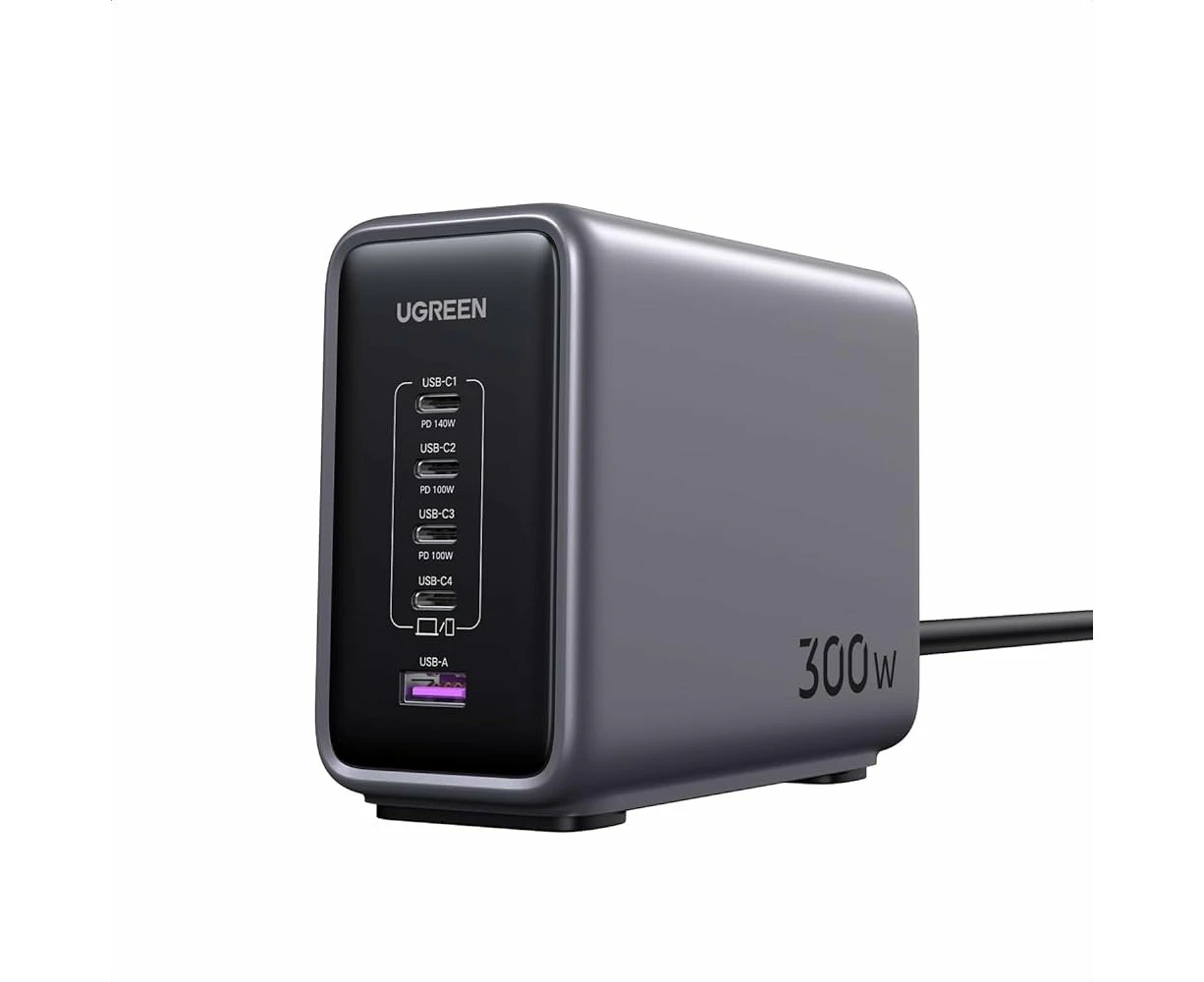 Ugreen 35045 Nexode 300w Usb C Gan 5 Port Desktop Charger