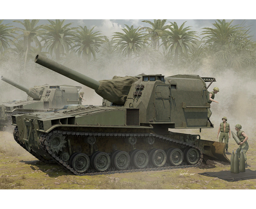 I Love Kit 1/35 M55 203mm Self-Propelled Howitzer Plastic Model Kit