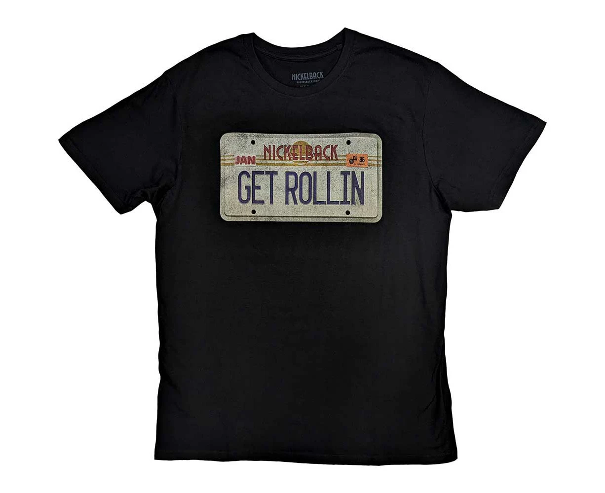 Nickelback | Official Band T-Shirt | License Plate