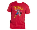 Marvel Comics | Official  Film T-Shirt | Thor Hammer Distressed