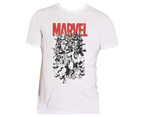 Marvel Comics | Official  Film T-Shirt |  Black & White Characters