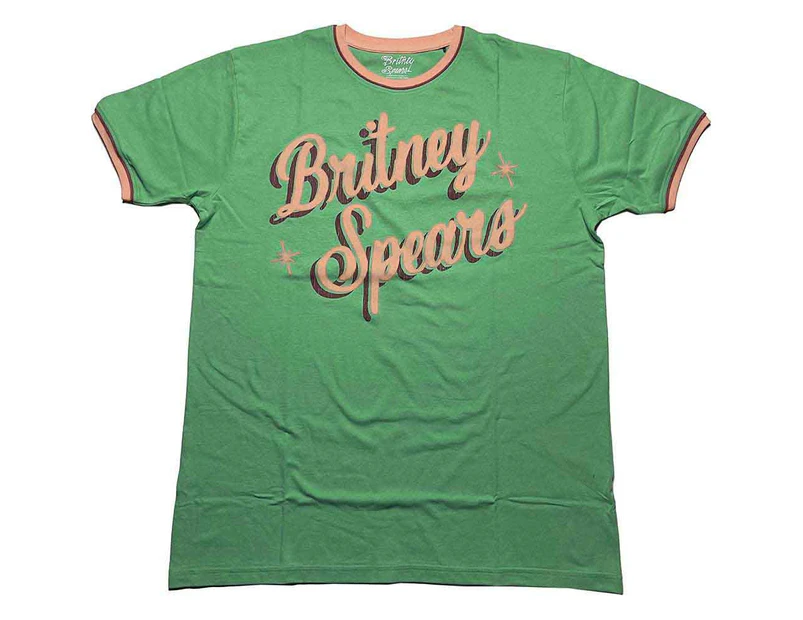 Britney Spears Unisex Ringer T-Shirt: Retro Text