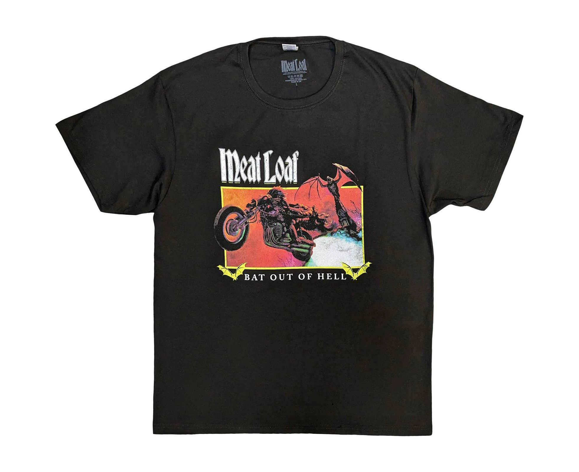 Meat Loaf | Official Band T-Shirt | Bat Out Of Hell Rectangle