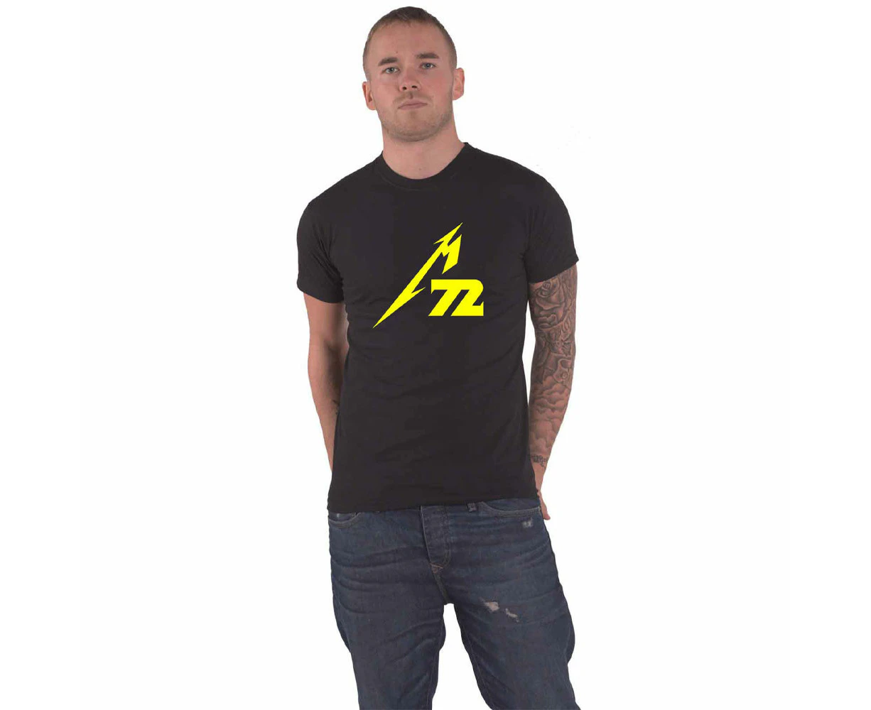 Metallica '72 Seasons Strobe Silhouette' (Black) T-Shirt