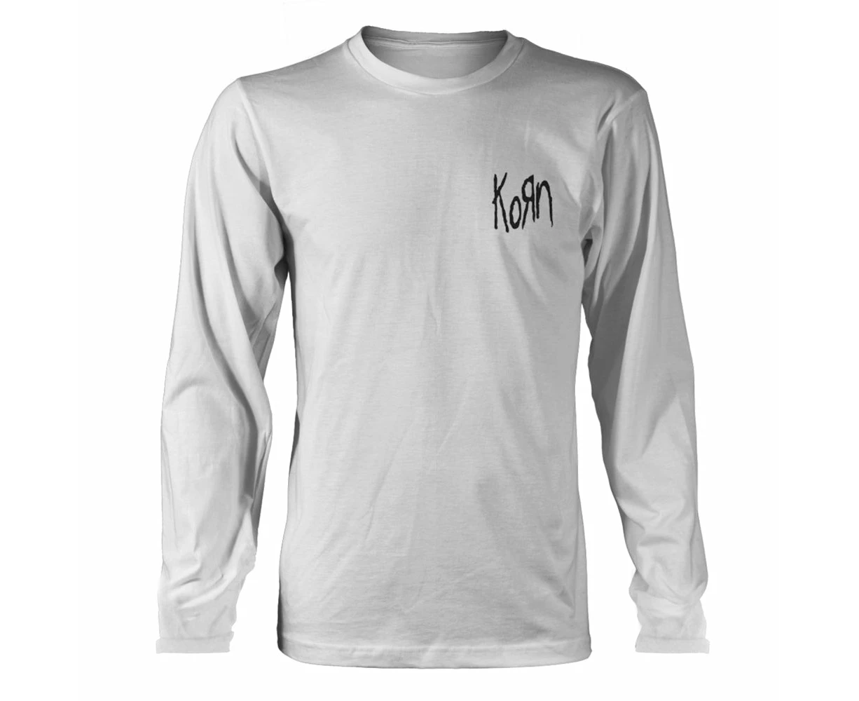 Korn 'Requiem Logo Pocket' (White) Long Sleeve Shirt