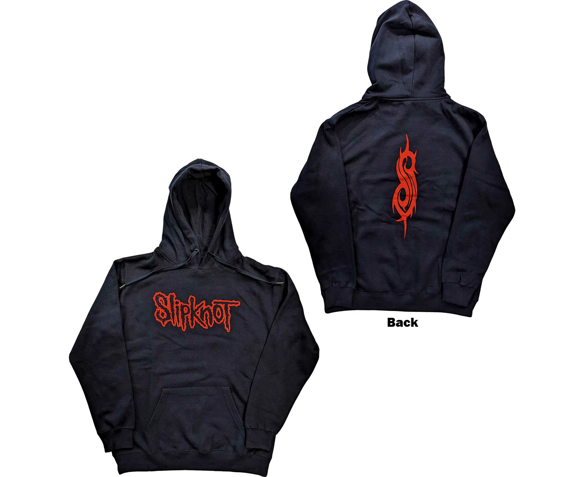 Slipknot Unisex Pullover Hoodie: Logo (Back Print)