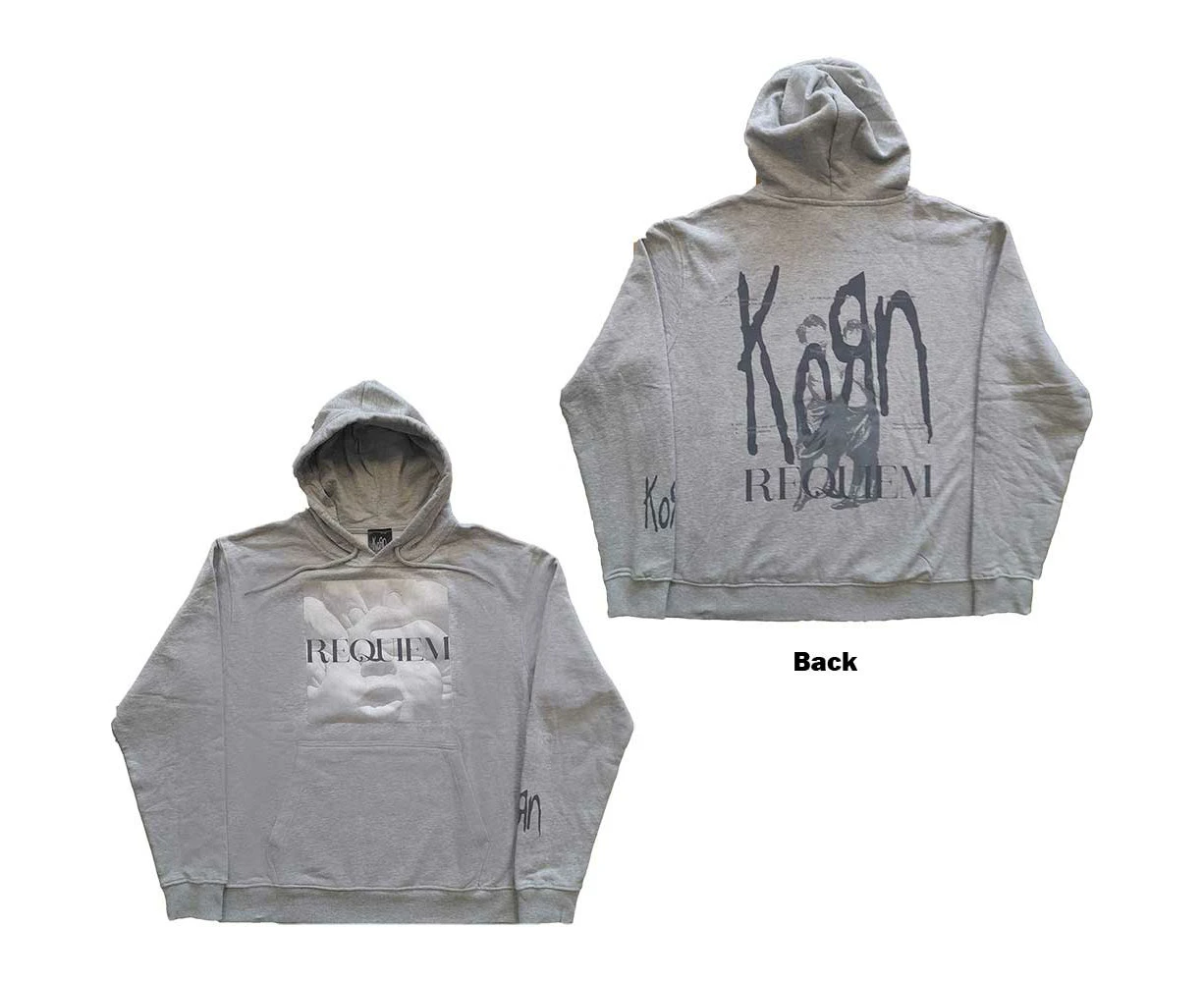 Korn Unisex Pullover Hoodie: Requiem (Back Print)