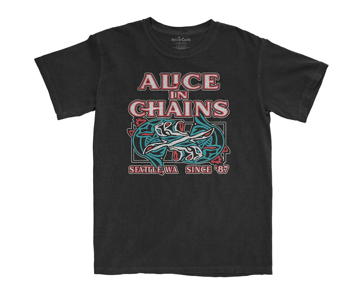 Alice In Chains | Official Band T-Shirt | Totem Fish