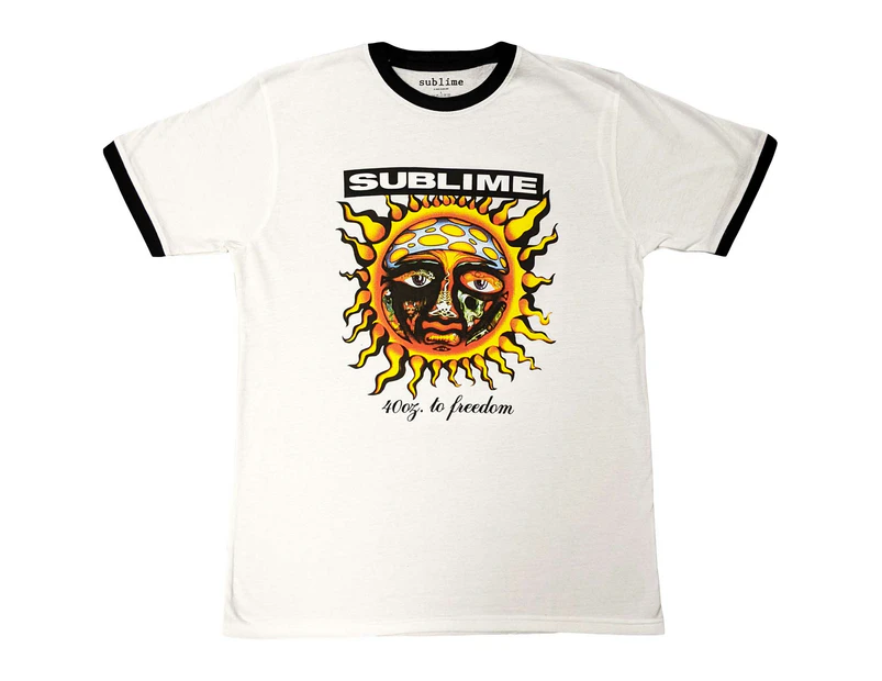 Sublime | Official Band Ringer T-Shirt | 40oz. To Freedom