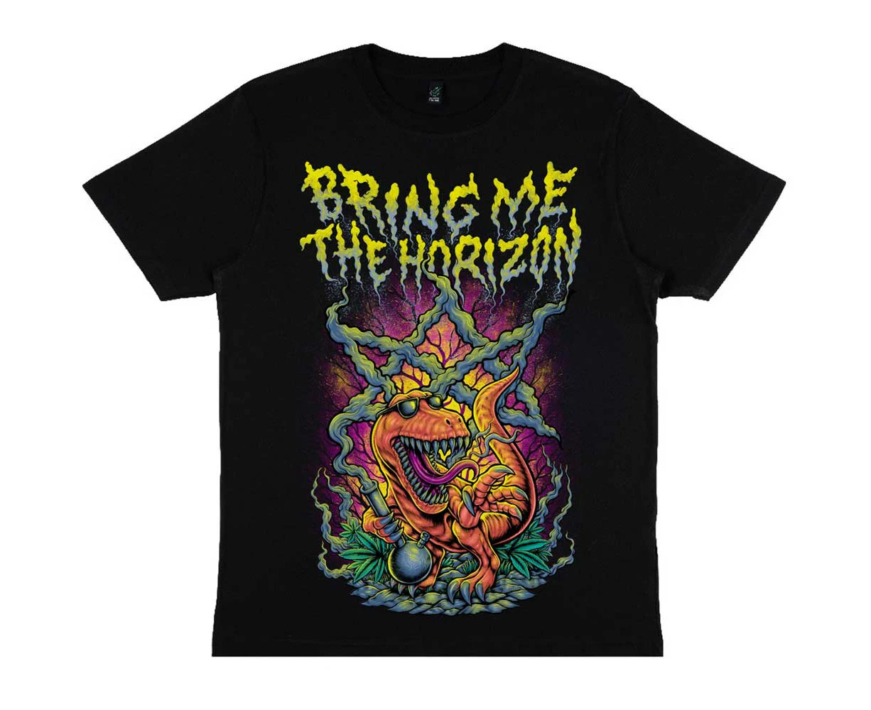 Bring Me The Horizon | Official Band T-Shirt | Smoking Dinosaur