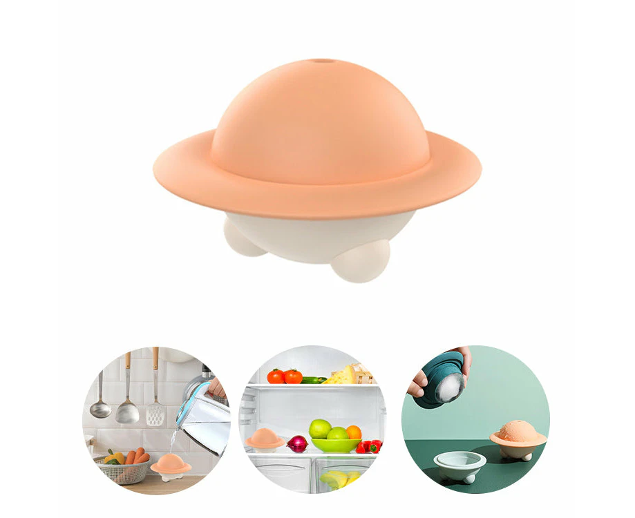 Silicone Round Ice Mould - Light Orange