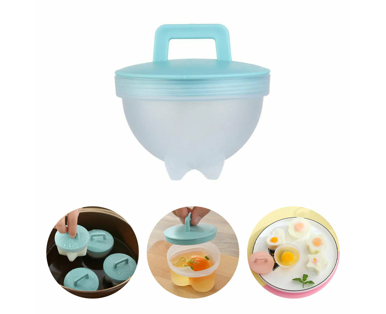 4 in 1 Kitchen Steaming Egg Set with Oil Brush - Green