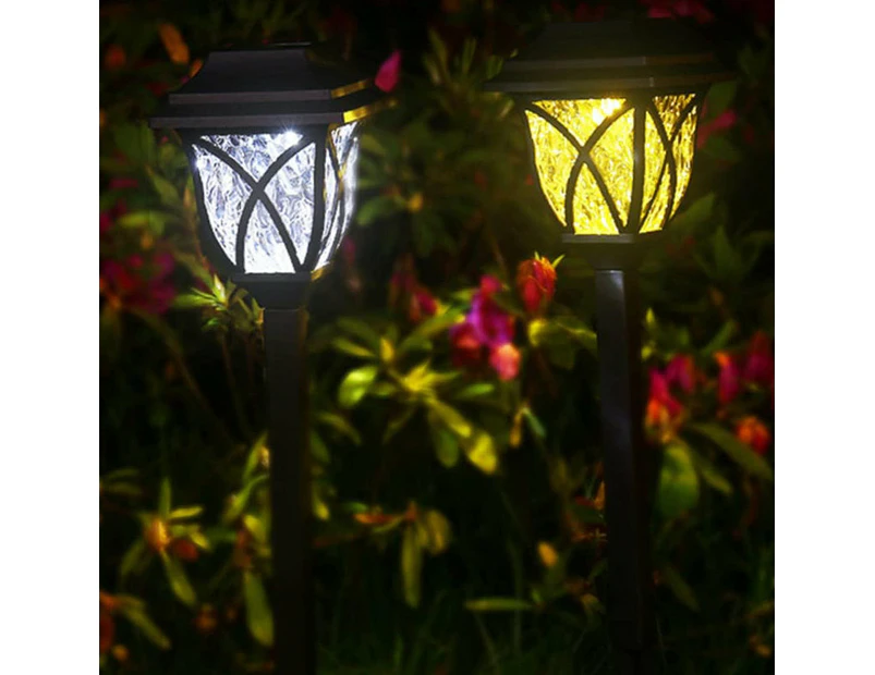 Dimnezz Waterproof Outdoor LED Solar Landscape Lights - 6pcs White