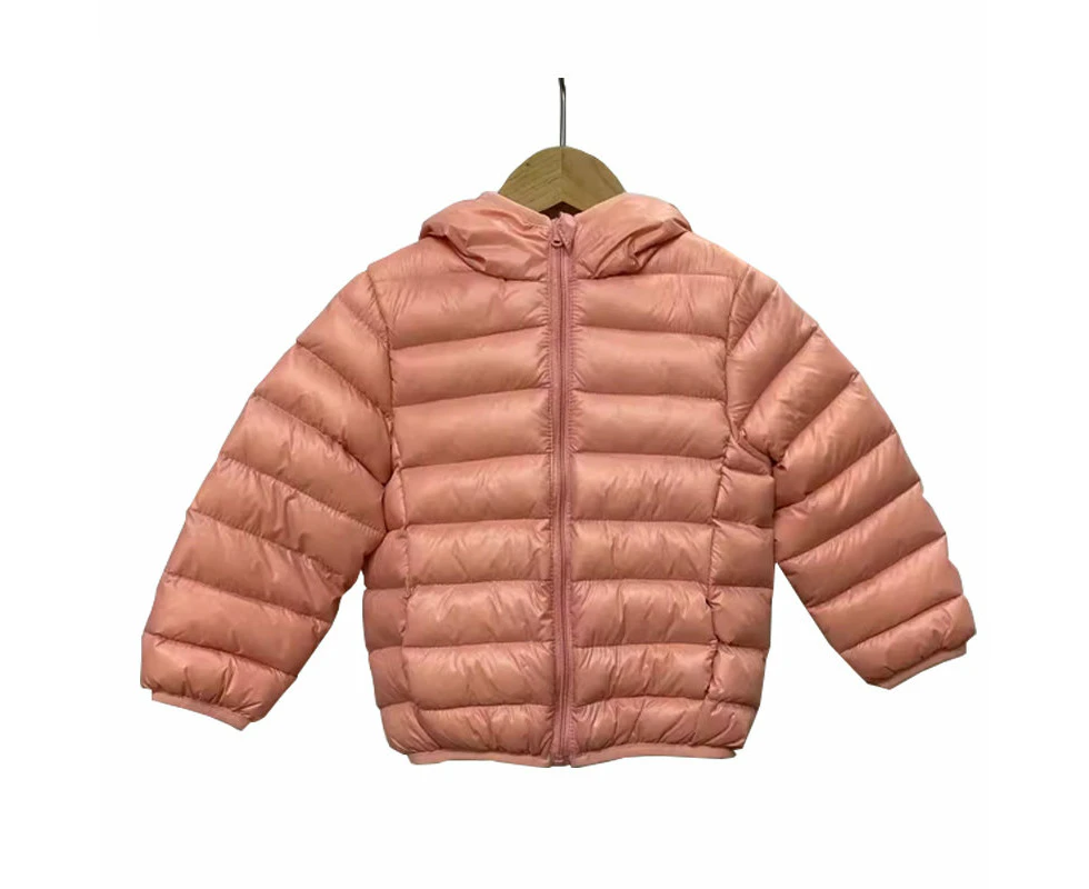 Dadawen Girls Lightweight Jacket Hooded Puffer Coat Kids Outerwear