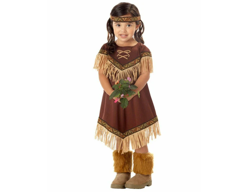 Lil' Indian Girl Native American Kids Costume Girls