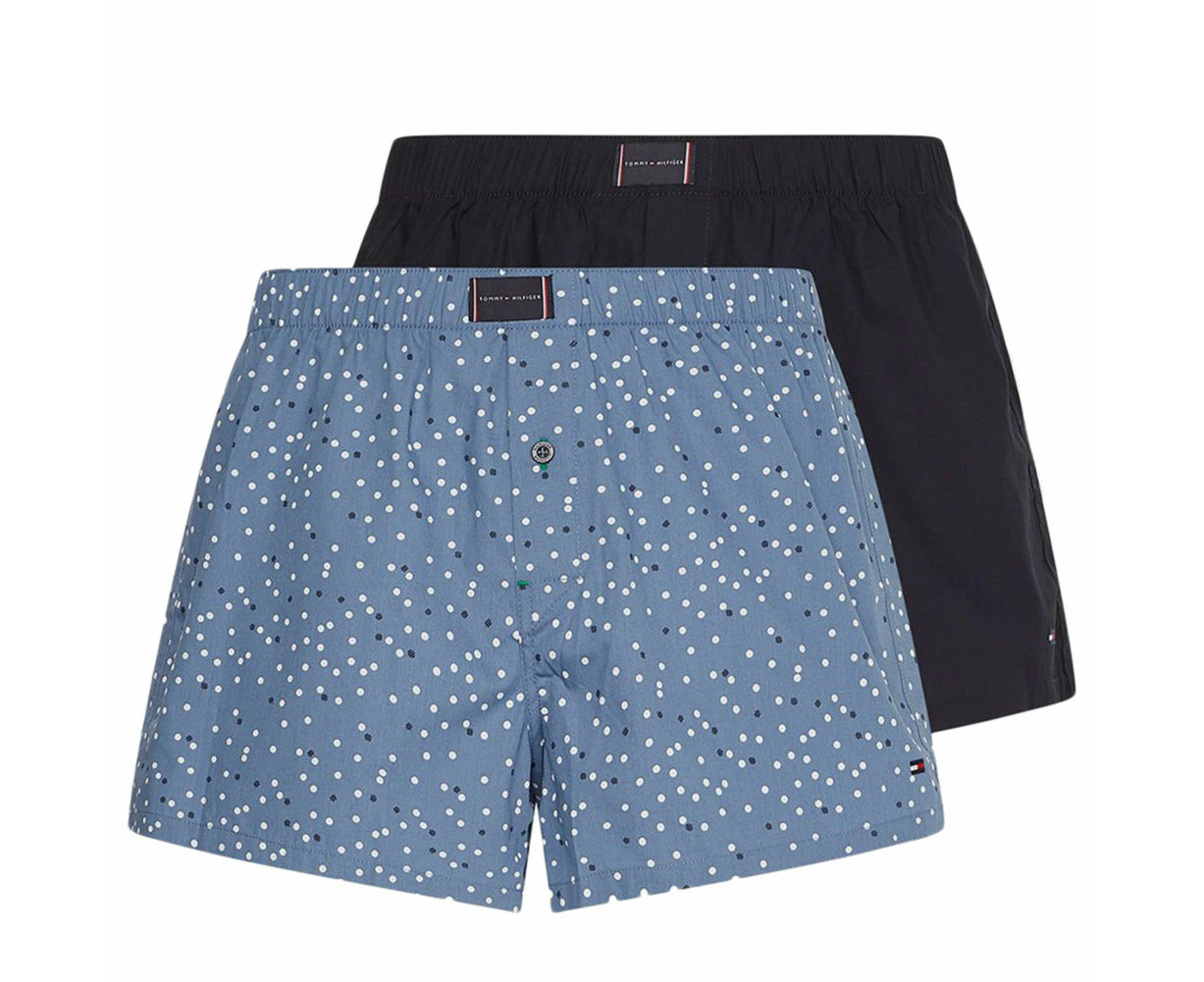 Tommy Hilfiger Woven Boxer Print UM0UM02005 Sky/Scatter Dot