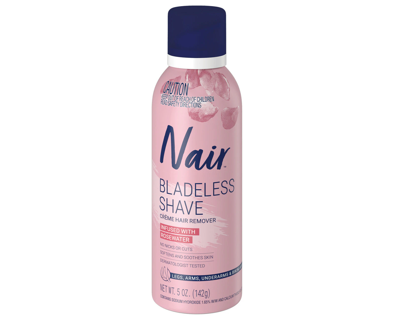 Nair Bladeless Shave Rosewater | Hair Removal Cream | 142g