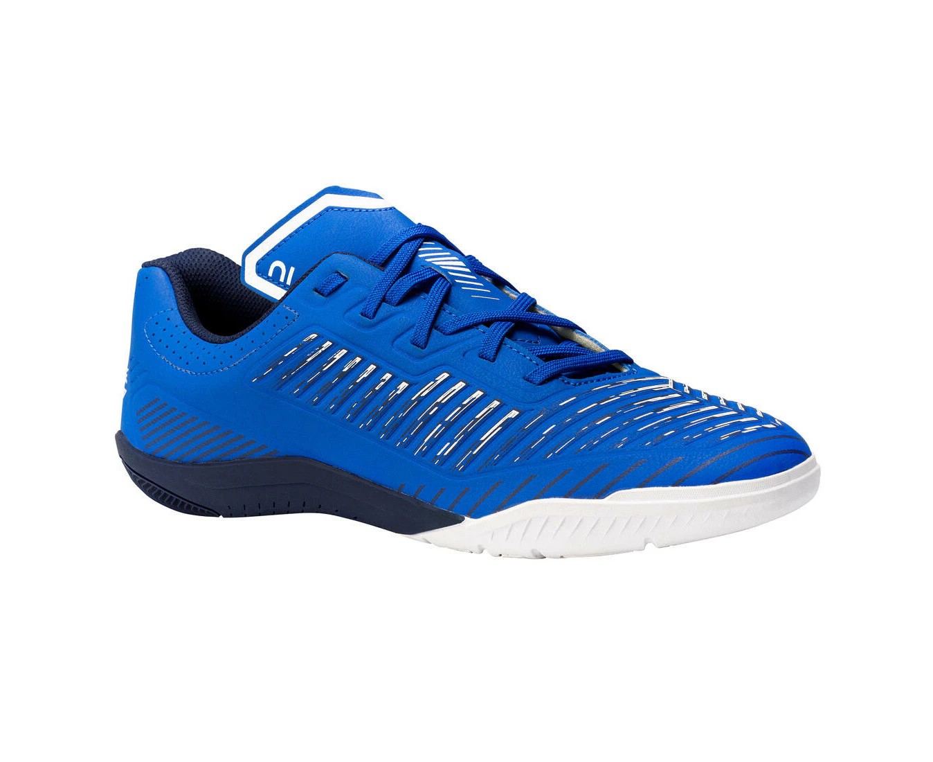 DECATHLON KIPSTA Futsal Trainers Ginka 500 - Electric Blue