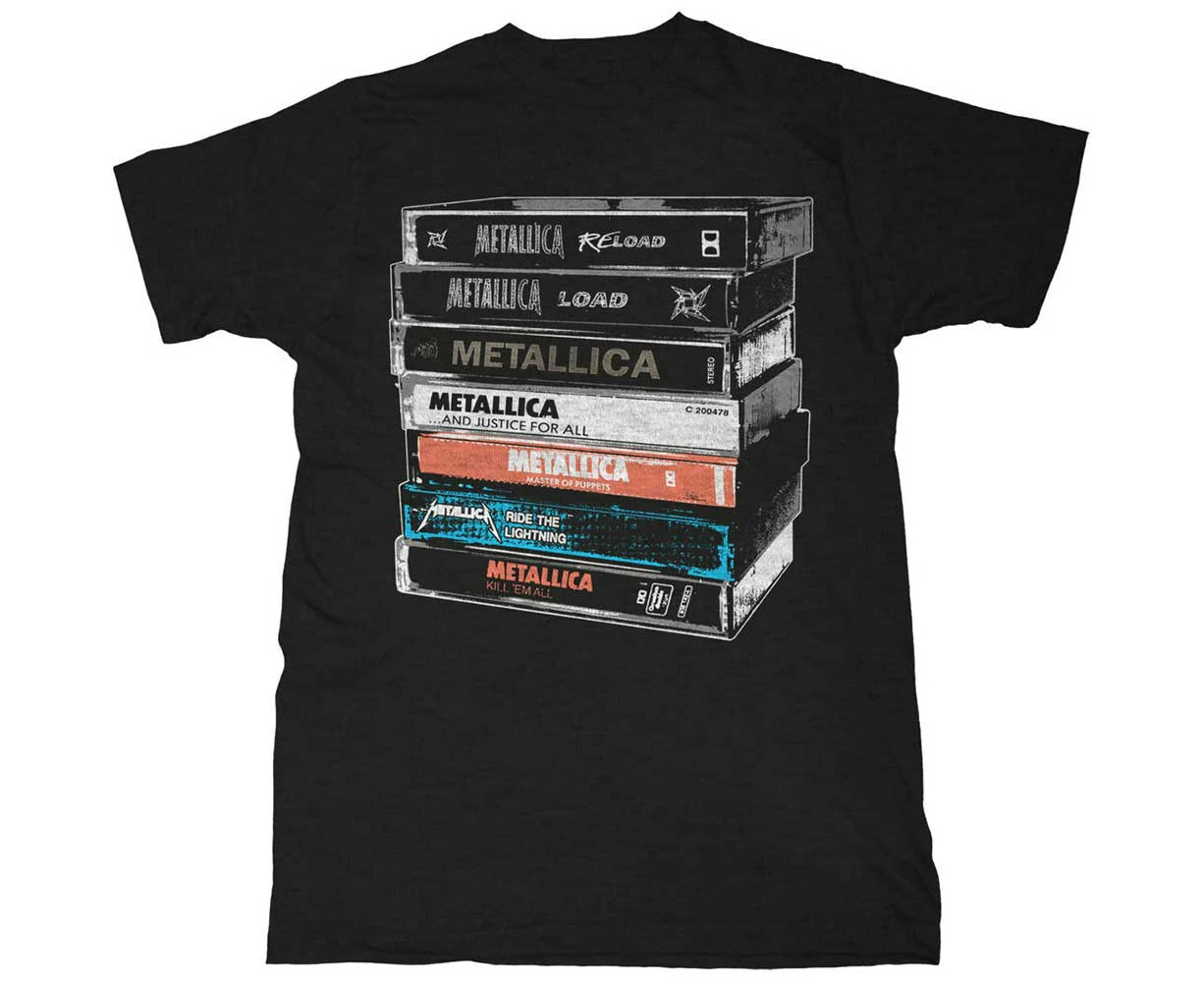 Metallica 'Cassette' (Black) T-Shirt