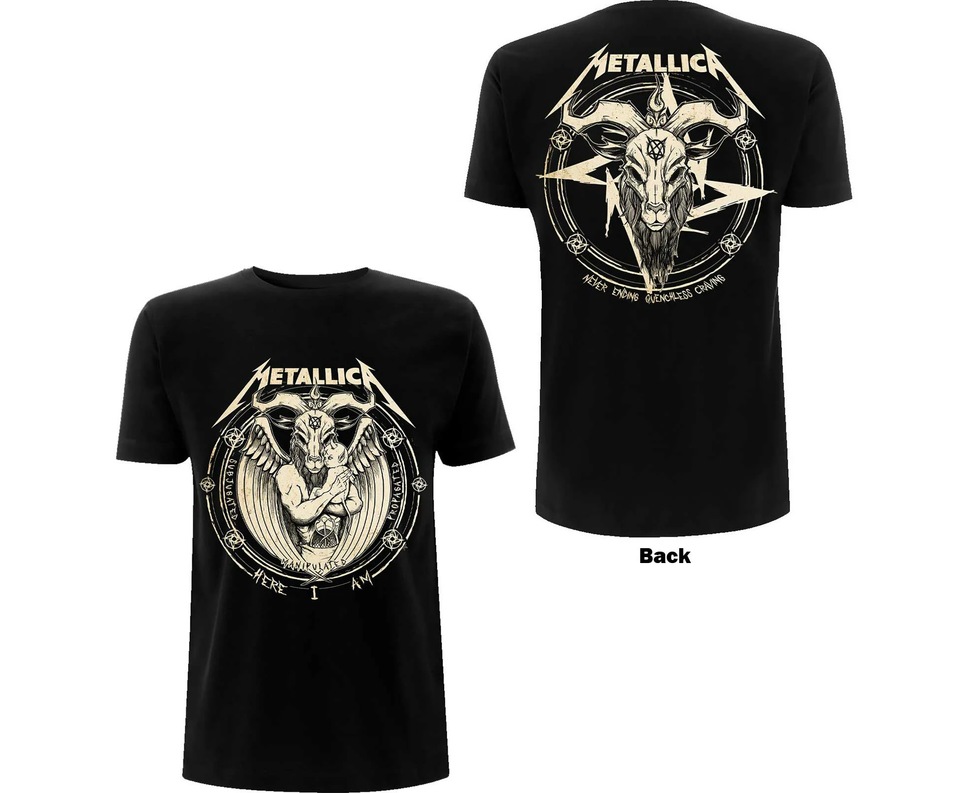 Metallica | Official Band T-Shirt | Darkness Son (Back Print)